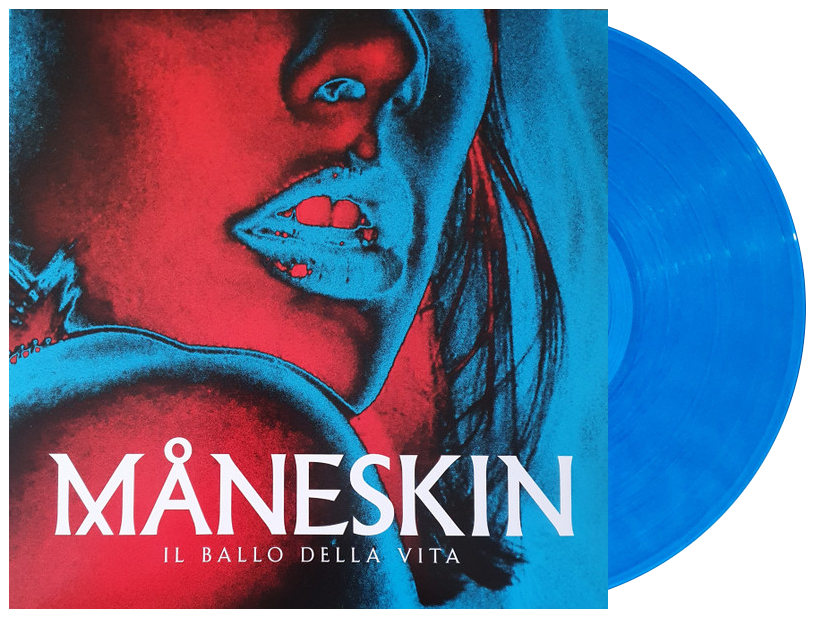LP's: Maneskin - Il Ballo Della Vita (CLEAR BLUE Vinyl) - LP